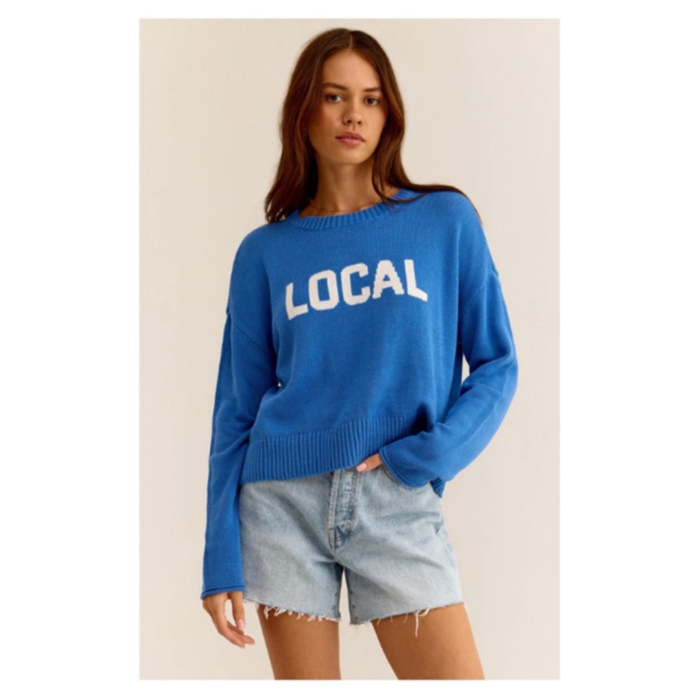 Z Supply Blue Sienna Local Sweater